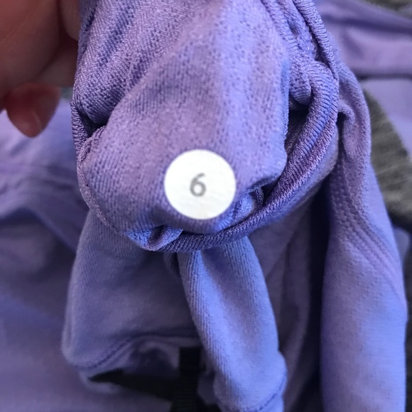 Lululemon Elevate Tank Top Purple and Gray Size 6 - Picture 5 of 5